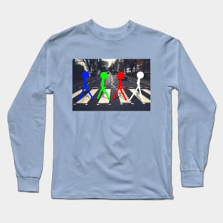 stickman the beatles Long Sleeve T-Shirt